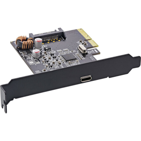 InLine Interface card,USB 3.2 Gen.2x2 - 1x USB-C - PCIe x4