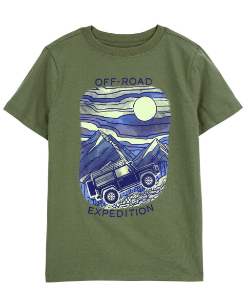 Kid Off-Road Expedition Graphic Tee L