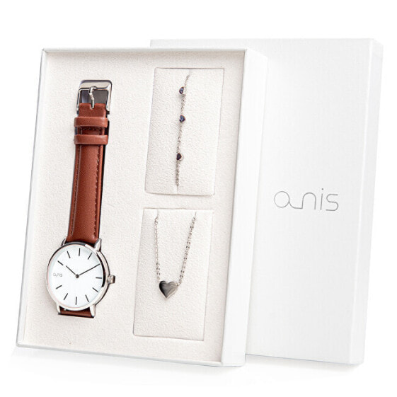 Set of watches, necklace and bracelet AS100-03