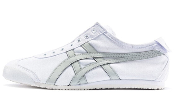 Onitsuka Tiger鬼冢虎 MEXICO 66 复古休闲鞋 一脚蹬 男女同款 白灰 / Кроссовки Onitsuka Tiger MEXICO 66 1183A360-103