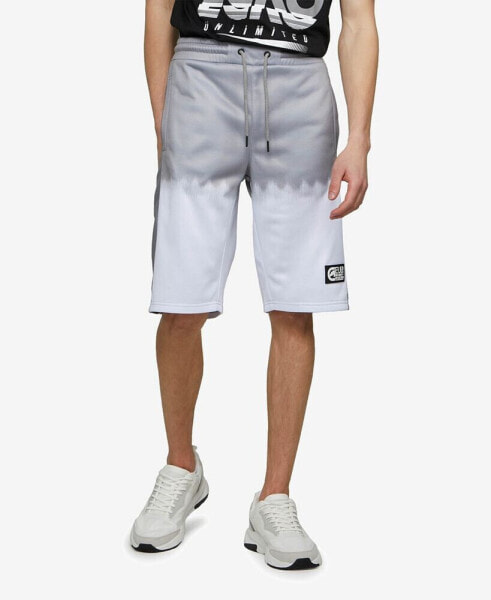 Men's Big and Tall Cleaned Dipped Fleece Drawstring Shorts