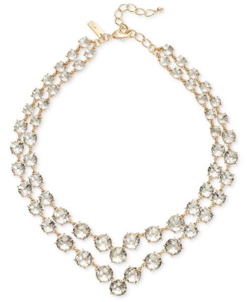 I.N.C. International Concepts mixed Stone Layered Collar Necklace, 16-3/4" + 3" extender, Created for Macy's