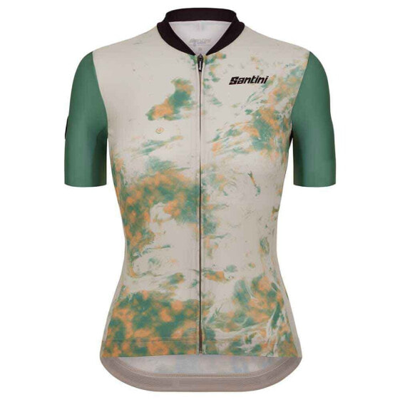 SANTINI Marble Slim Fit Short Sleeve Jersey