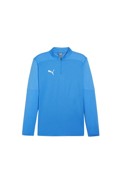 Teamfinal Training 1/4 Zip Top Erkek Futbol Antrenman Uzun Kollu Üst 65855102 Mavi