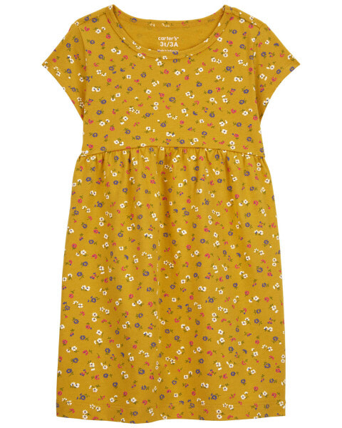 Toddler Floral Jersey Dress 2T