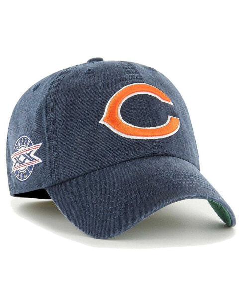 Men's Navy Chicago Bears Sure Shot Franchise Fitted Hat