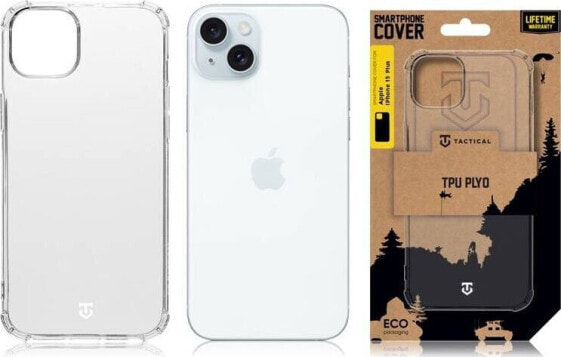 Tactical Tactical TPU Plyo Cover for Apple iPhone 15 Transparent standard