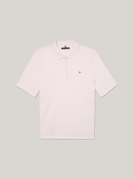 Seated Fit Solid Zip Polo