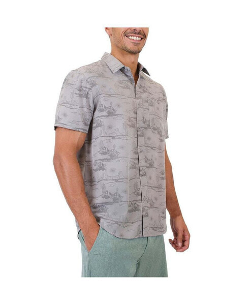 Men's One-Pocket Sun Protection Button Down Shirt