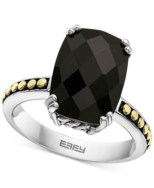 EFFY® Onyx Statement Ring in Sterling Silver & 18k Gold