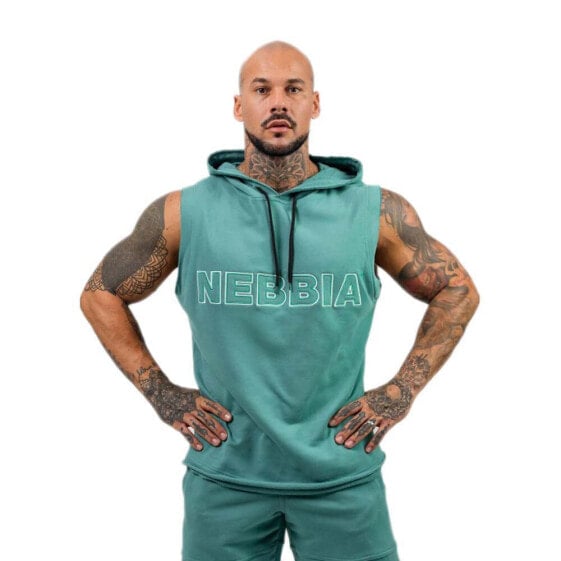 NEBBIA Sleeveless Iron Beast hoodie