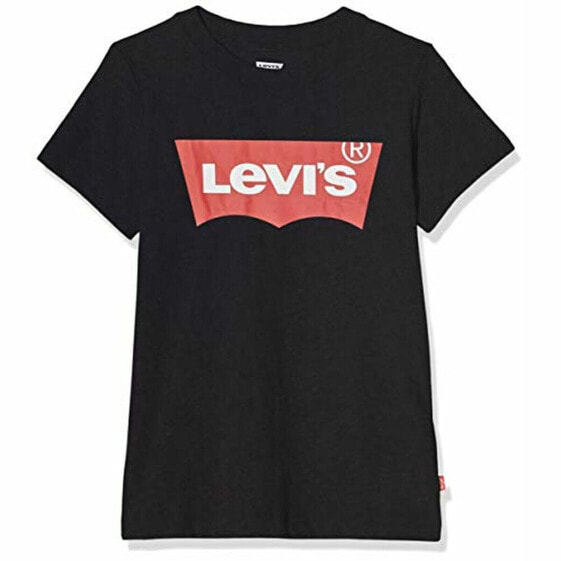 Футболка с коротким рукавом детская Levi's 8157 Чёрный