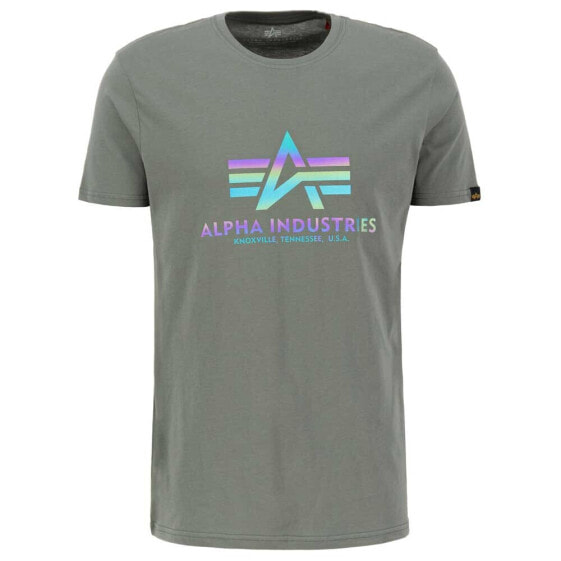 ALPHA INDUSTRIES Basic T Rainbow short sleeve T-shirt