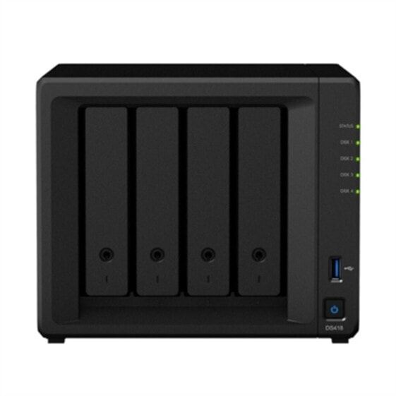 Сетевое системное хранилище данных Synology DS418 Realtek RTD1296 2 GB DDR4 21 dB 48 TB