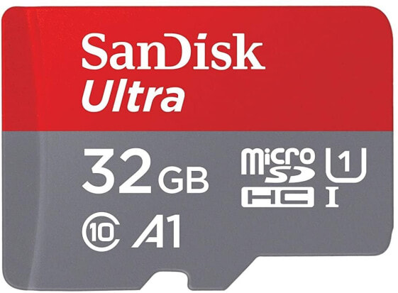 SanDisk Ultra 16GB microSDHC memory card + adapter up to 98 MB / s, Class 10, U1, A1, FFP