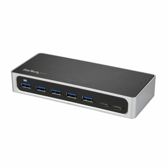 USB-разветвитель Startech HB30C5A2CSC Чёрный Серебристый Черный/Серый