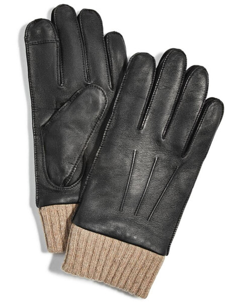 Men's Cashmere Gloves, Created for Macy's
