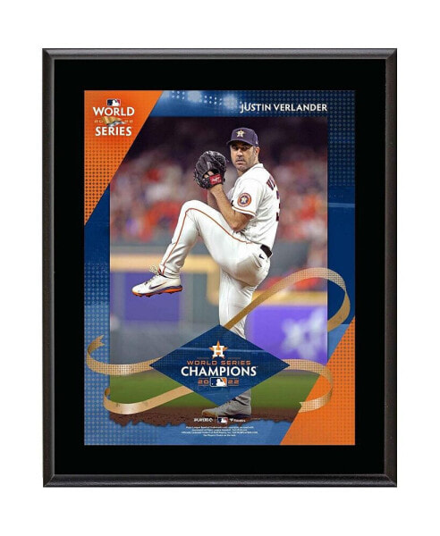 Justin Verlander Houston Astros 10.5" x 13" 2022 World Series Champions Sublimated Plaque