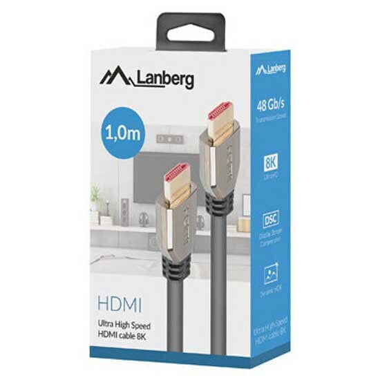 LANBERG HDMI 2.1 8K 60Hz Cable 1 m