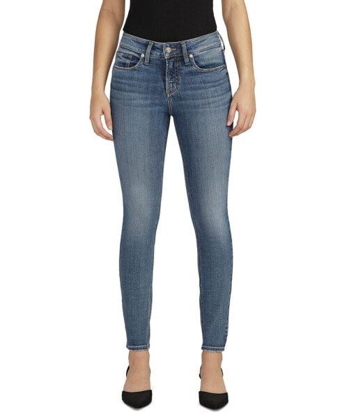 Джинсы для женщин Silver Jeans Co. Suki Mid-Rise Curvy-Fit Skinny-Leg