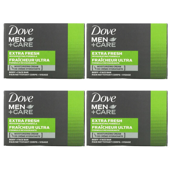 Мыло-бар Dove Men+Care Extra Fresh, 4 шт., 3.75 унции (106 г) каждая