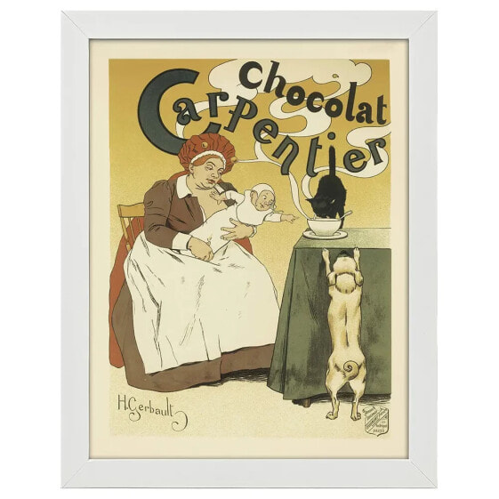 Bilderrahmen Poster Chocolat Carpentier