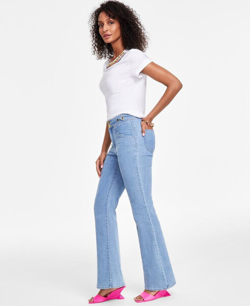 Women's High-Rise Flared Jeans, Created for Macy's