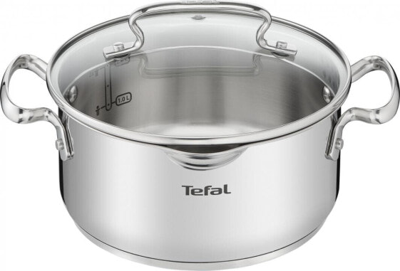 Кастрюля Tefal Duetto+ 20 см серебряная