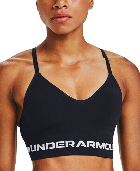 Топ спортивный Under Armour женский бюстгальтер UA Seamless Long-Line Low-Impact Sport Bra