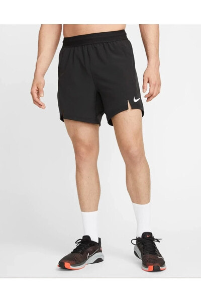 Шорты тренировочные Nike Pro Dri-FIT Flex для мужчин 6" черного цвета