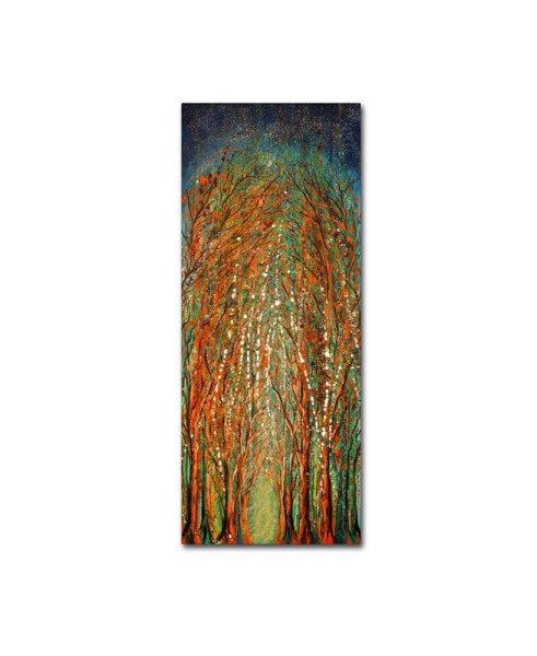 Michelle Faber 'The Wildwood Forest' Canvas Art - 10" x 24" x 2"