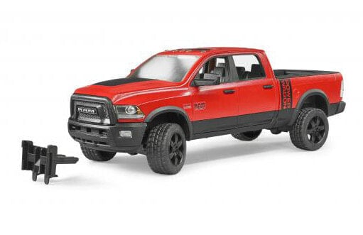 Игрушечный автомобиль Bruder RAM 2500 Power Wagon, черный/красный, масштаба 1:16