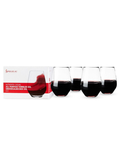 Бокалы для вина Spiegelau authentis, набор из 4 шт., 22.4 унции.