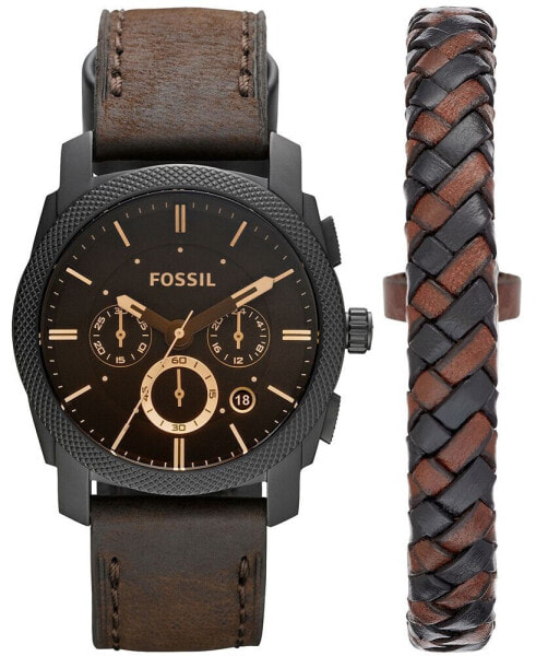 Часы Fossil Machine Dark Brown Watch