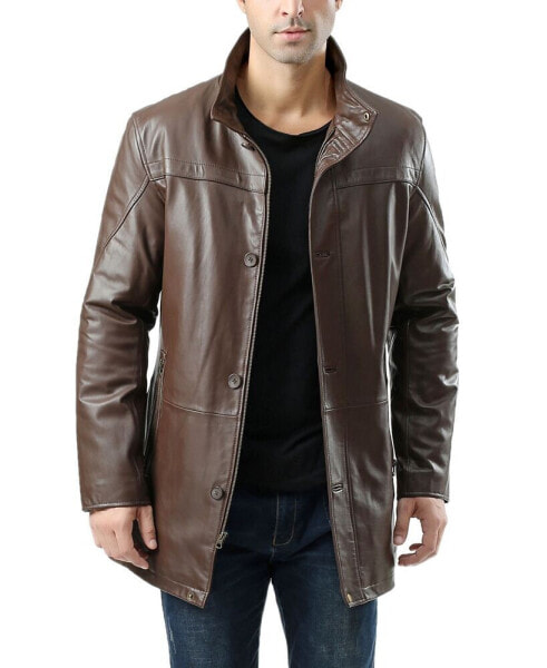 Men Chad Leather Car Coat