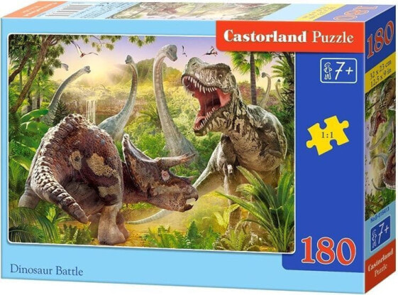 Пазл Castorland Битва динозавров 180 элементов