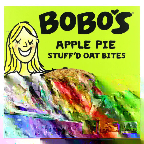 Bobo's Oat Bars, Овсяные кусочки с начинкой, яблочный пирог, 5 кусочков, по 37 г (1,3 унции)