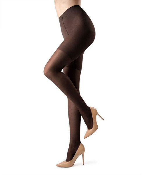 Women's High Waisted Body Slimming Control Top Tights