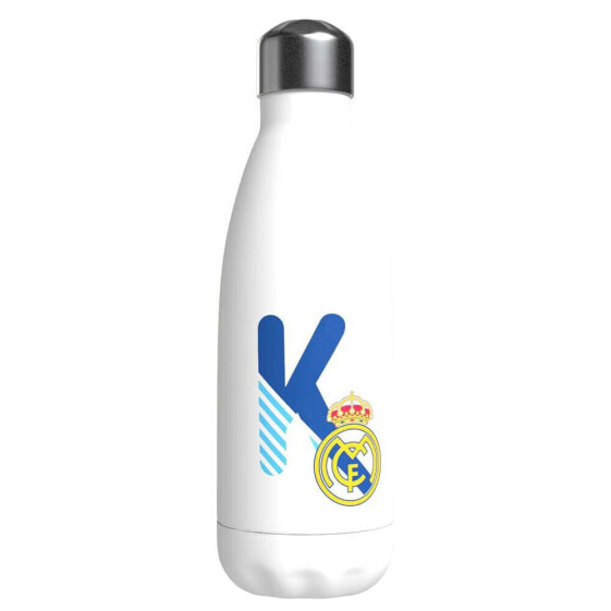 Бутылка для воды Real Madrid с инициалом K из нержавеющей стали 550 мл