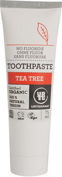 Urtekram Tea Tree Toothpaste Органическая зубная паста с фтором и экстрактом чайного дерева 75 мл