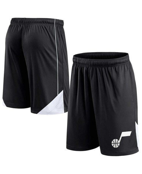 Men's Black Utah Jazz Slice Shorts