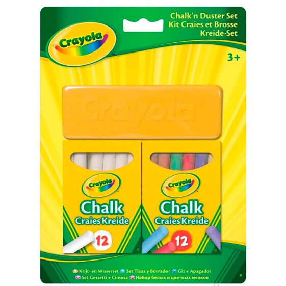 CRAYOLA Set 24 Tizas + Draft