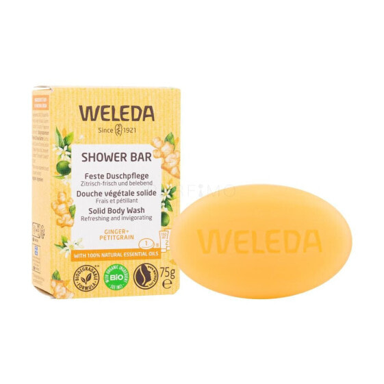 Weleda Shower Bar Ginger + Petitgrain 75 g seife für Frauen