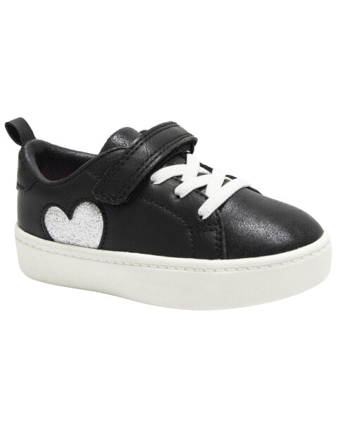 Toddler Heart Sneakers 2Y