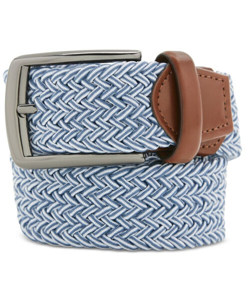 Men's Happy Blue Stretch Woven Belt