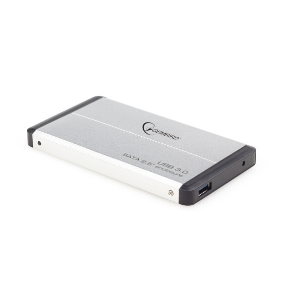 Gembird EE2-U3S-2-S - HDD enclosure - 2.5" - Serial ATA - USB connectivity - Silver