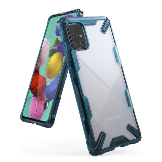 Чехол для смартфона Ringke Fusion X Galaxy M31s с рамкой, синий