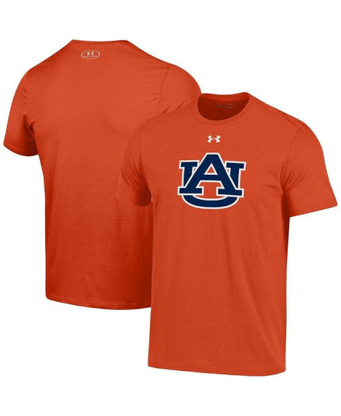 Men's Orange Auburn Tigers School Logo Performance Cotton T-shirt