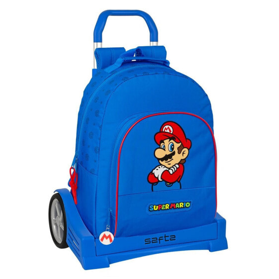SAFTA With Trolley Evolution Super Mario Play Backpack