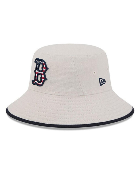 Men's Khaki Boston Red Sox 2024 Fourth of July Bucket Hat